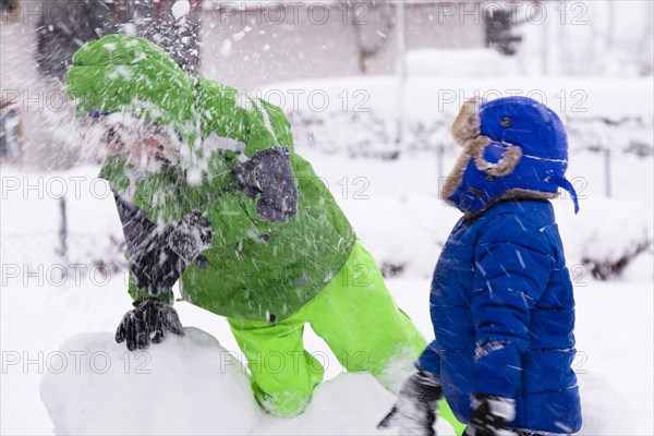 Snowball fight