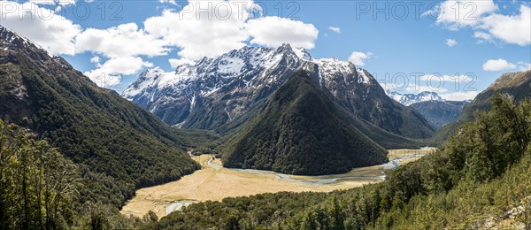 View on the Routeburn Flats