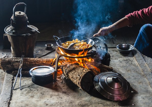 Woman cooking