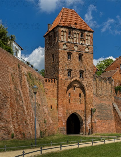 City wall and castle gate