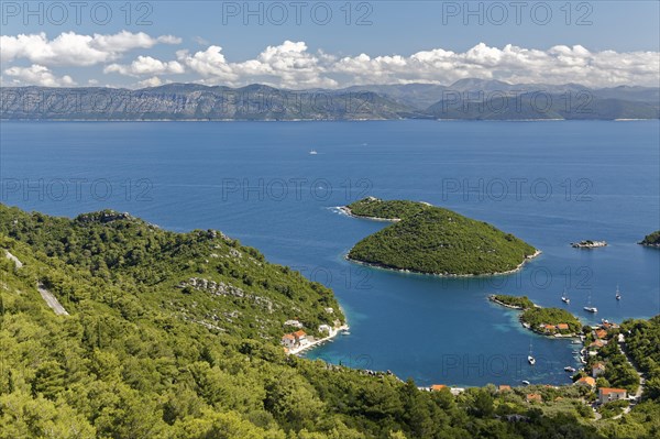 Port of Prozurska Luka with a view of the Croatian mainland