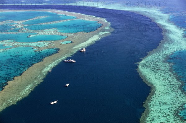 Channel with leisure boats