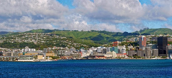 Panoramic view from the sea