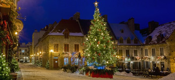 Christmas decorations on the streets