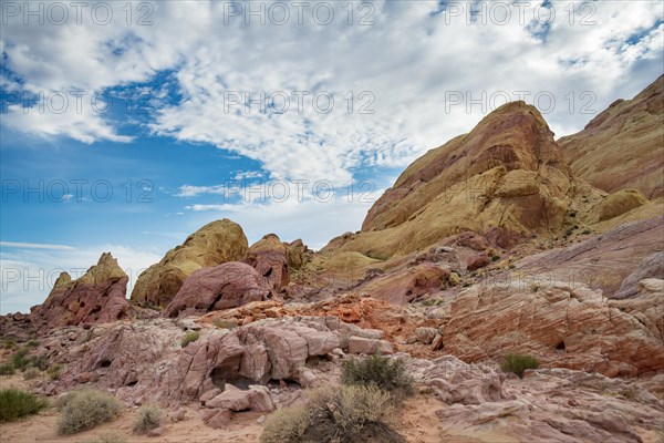 Orange-red rock formations