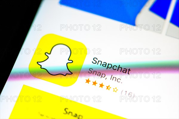 Snapchat app in the Apple App Store