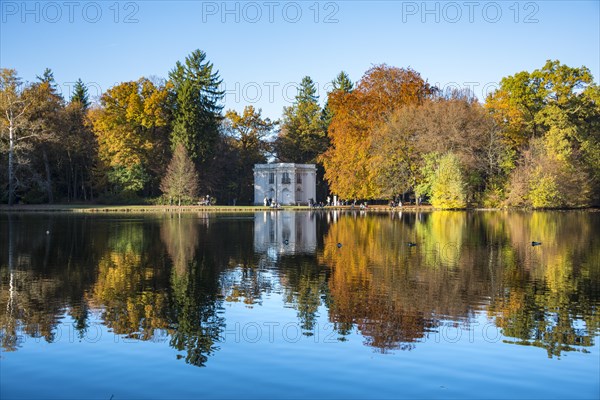 Pagodenburg reflected in Lake Pagodenburg