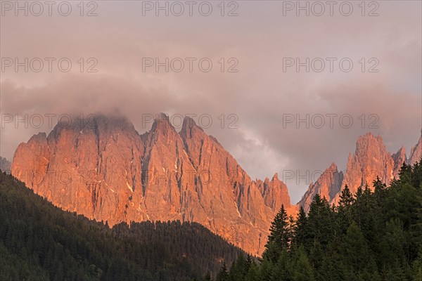 Geisl Massif in the Sunset