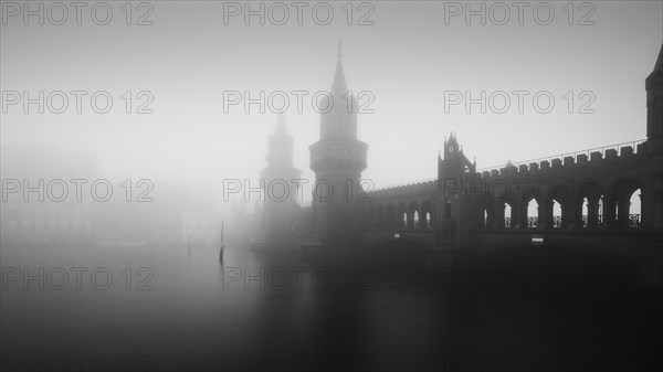 Foggy Oberbaum Bridge