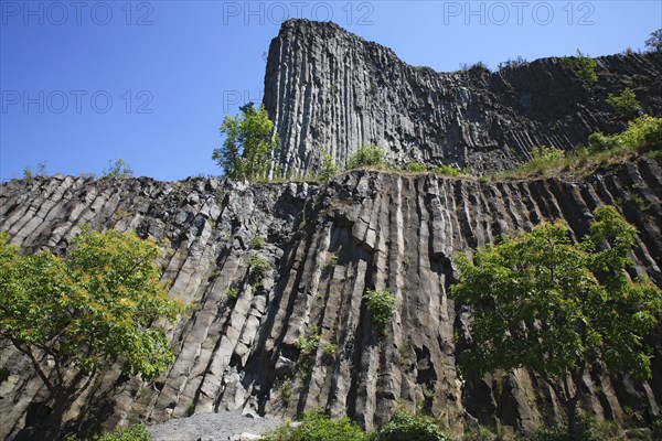 Volcanic basalt rock of Hegyestu