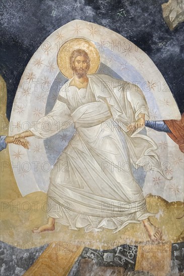 Detail of the Anastasis fresco