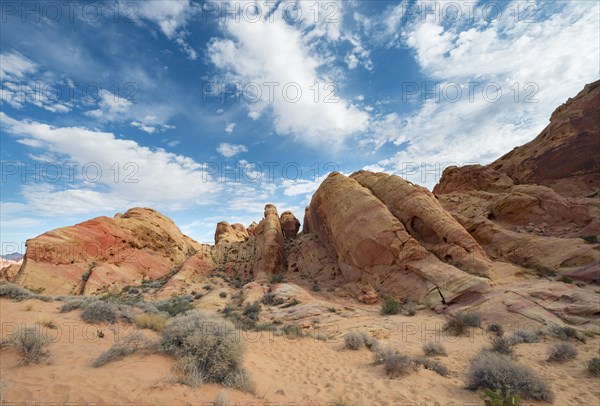 Orange-red rock formations