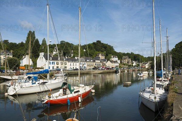 Port and city view