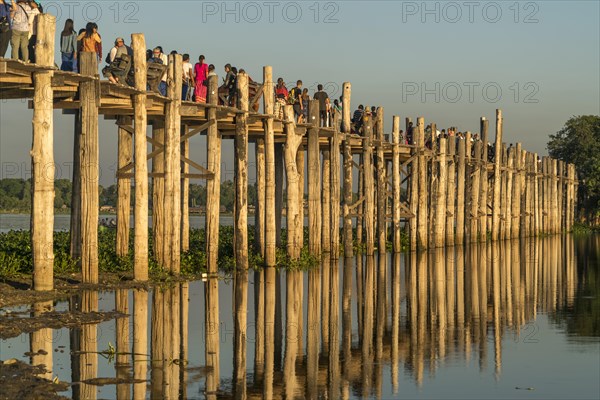 U Bein Bridge over Taungthaman Lake
