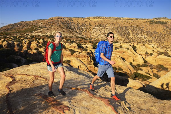 Hikers at White Domes Trail