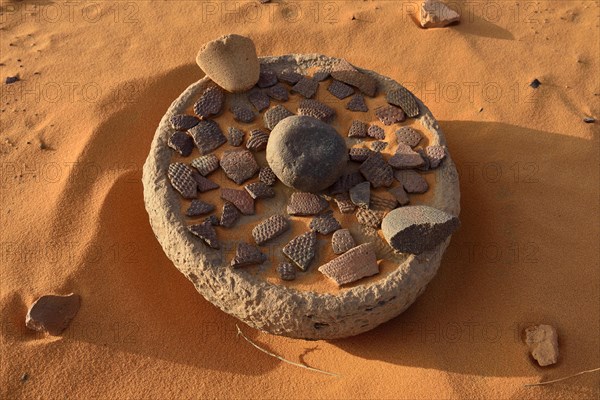 Collection of neolithic artefacts