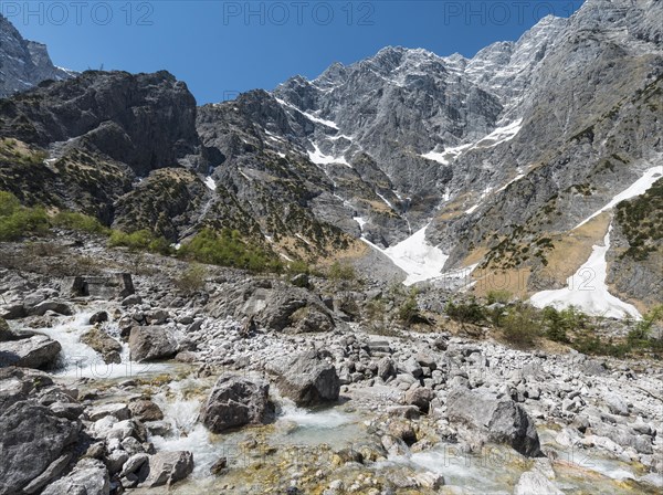 German Alps deepest snowfield