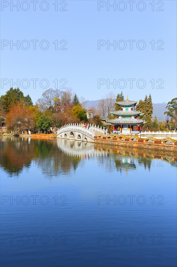 White Bridge and Chinese Pagoda