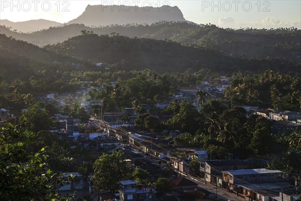 View of the houses of Baracoa