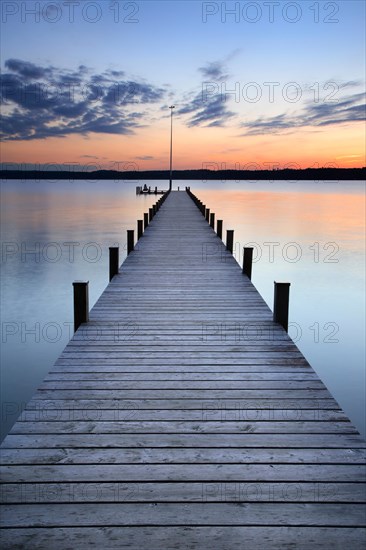 Long jetty at Lake Starnberg