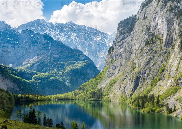 Obersee with the Watzmann massif