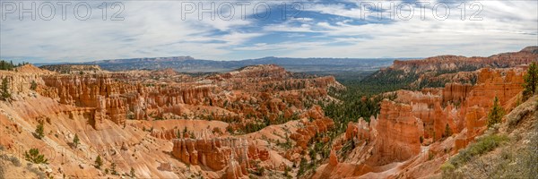 Bizarre rocky landscape with hoodoos