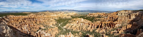 Bizarre rocky landscape with hoodoos