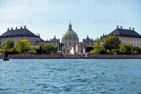 Royal Castle Amalienborg in Copenhagen