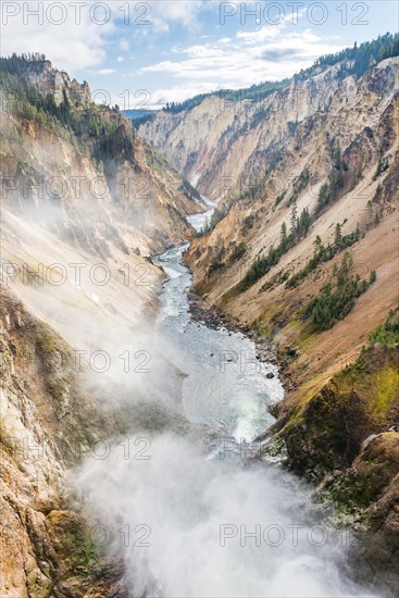 Yellowstone River flows through Gorge
