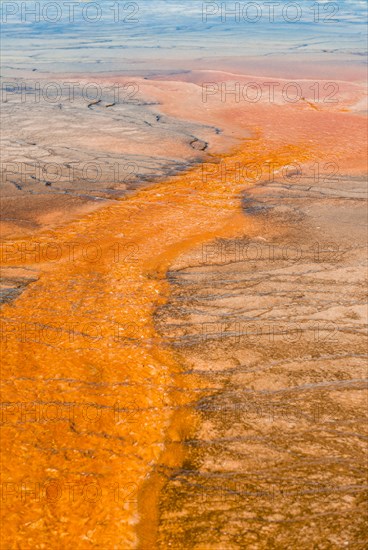 Colored mineral deposits