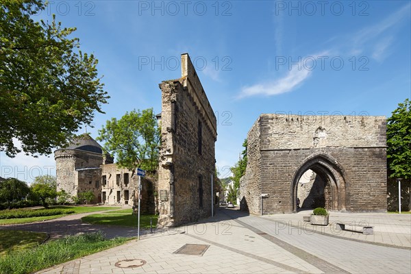 The historic city wall in Andernach