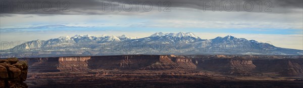 View from Grand View Point to La Sal Mountains