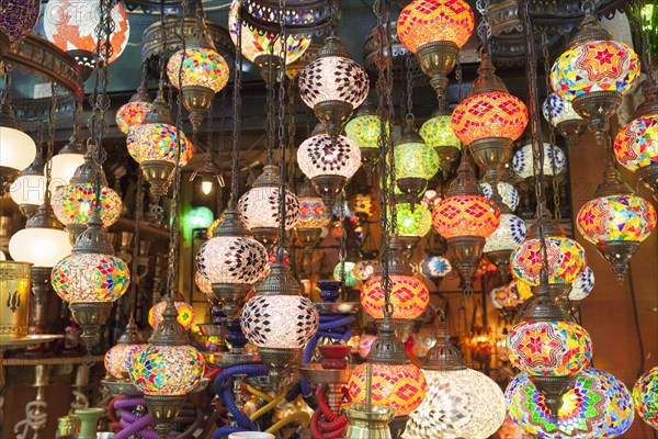 Colorful Turkish lamps