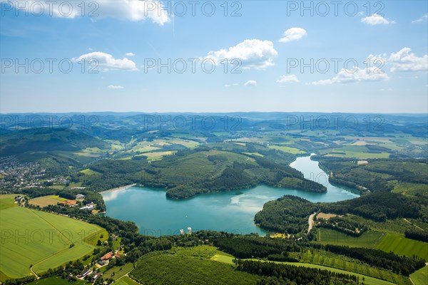 Aerial view of Lake Hennesee