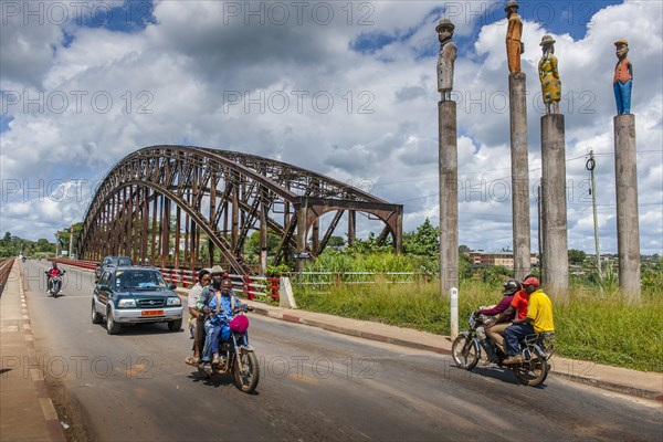 Road next to the old bridge