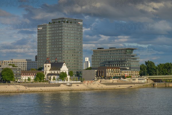 Lanxess Tower on the Rhine