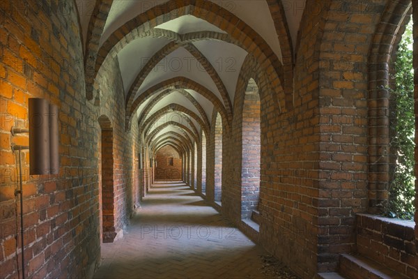 Cloister in Carmelite monastery