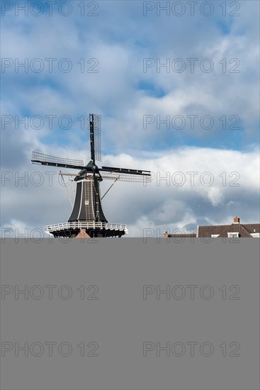 De Adriaan windmill on the river Spaarne