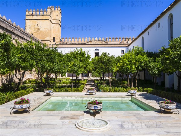 The gardens of Alcazar de los Reyes Cristianos