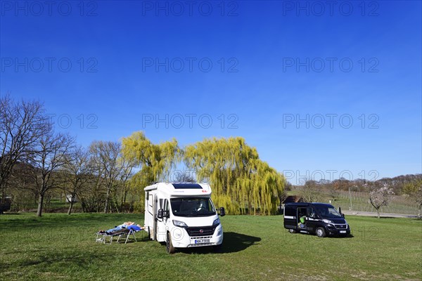 Motorhome pitch near Siebeldingen