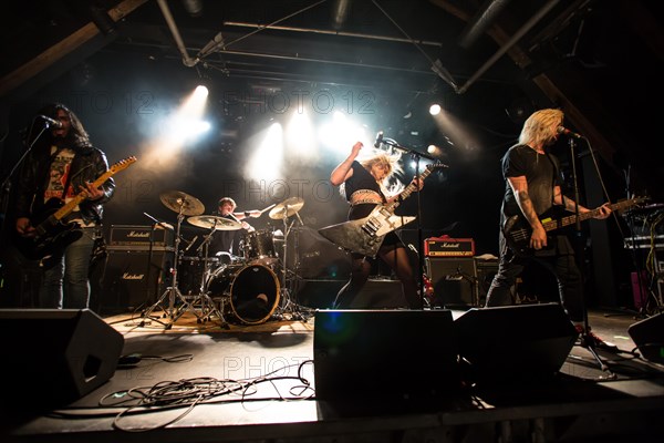 The Canadian rock band Die Mannequin live in the Schuur Lucerne