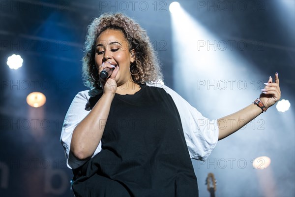 The British electropop band Clean Bandit live at the 26th Heitere Open Air in Zofingen