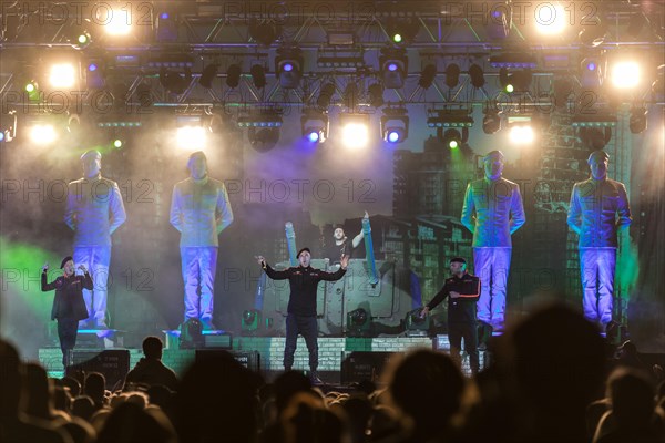 The German hip-hop band K. I. Z. live at the 27th Heitere Open Air in Zofingen