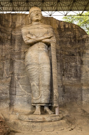 Standing Buddha statue