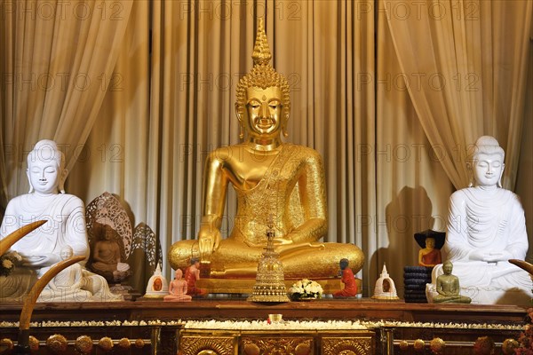 Buddha statue at the Buddhist shrine of Sri Dalada Maligawa