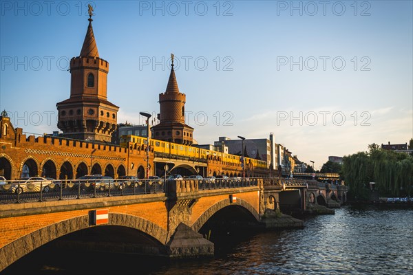 Oberbaum Bridge between Kreuzberg and Friedrichshain