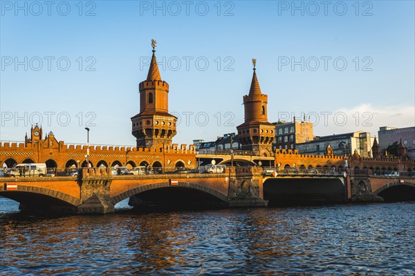 Oberbaum Bridge between Kreuzberg and Friedrichshain