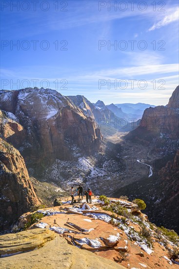 View from Angels Landing to Zion Canyon