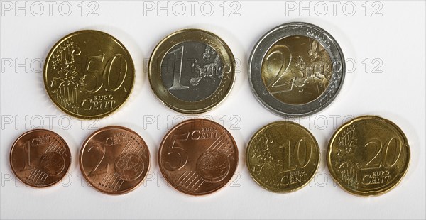 Euro and Cent coins