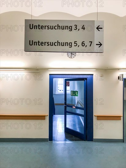 Corridor in the hospital